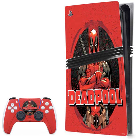 Marvel Deadpool Wade Wilson PS5 Pro Bundle Skin